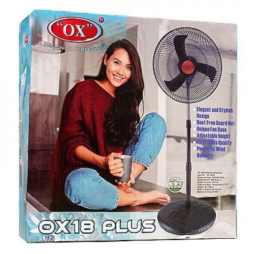 OX Plus 18inches Plastic Standing Fan